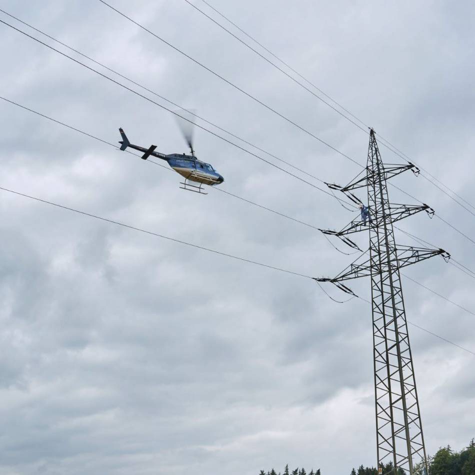 Kreis Mettmann: Westnetz kontrolliert Freileitungen per Hubschrauber