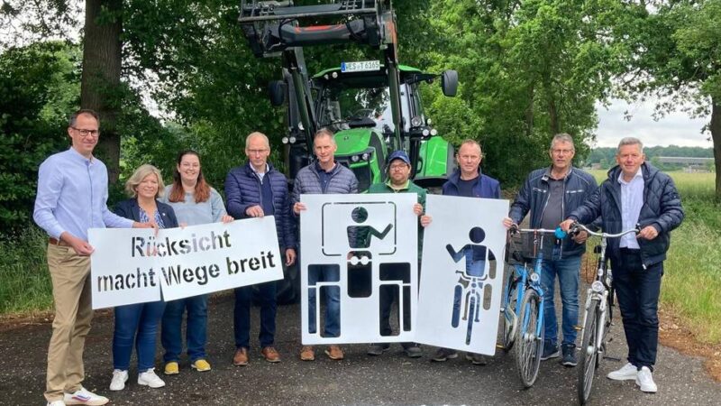 Kampagne für mehr Rücksicht: Neue Piktogramme auf Sonsbecks Straßen