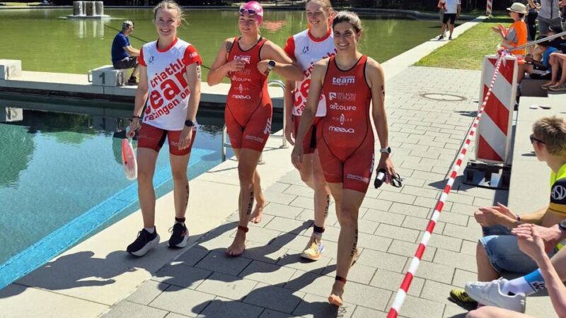 2. Bundesliga im Triathlon: Rempeleien im Wasser, verlorener Schuh – Frauen des TTR 08 zahlen Lehrgeld