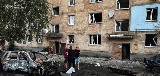 Russlands Angriffskrieg: Ukraine meldet heftige Drohnenattacken im ganzen Land