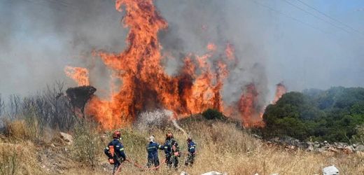 Griechenland: Brände auf der Insel Kythira