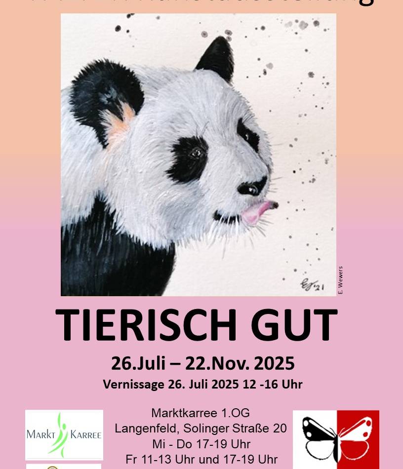 Kunst in Langenfeld: Künstlergruppe „Falter“ zeigt Ausstellung „Tierisch gut“