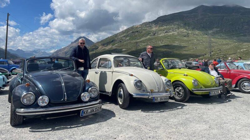 Drei Krefelder in Graubünden: Gipfeltreffen der Käfer