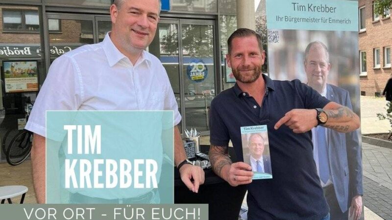 Emmerich : Wahlkampf immer spannender – Jetzt gibt es noch mal zwei Überraschungen