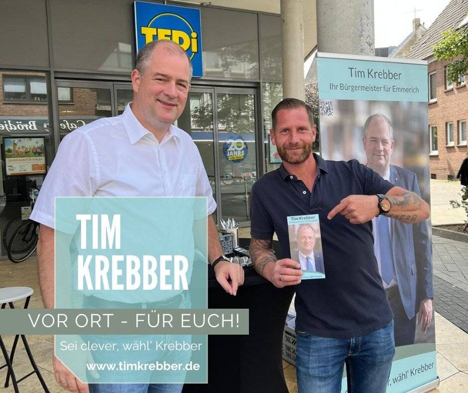 Emmerich : Wahlkampf immer spannender – Jetzt gibt es noch mal zwei Überraschungen