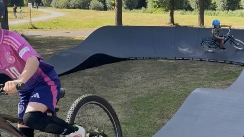 Bewegung und Fahrspaß: Neuer Pumptrack in Schwalmtal