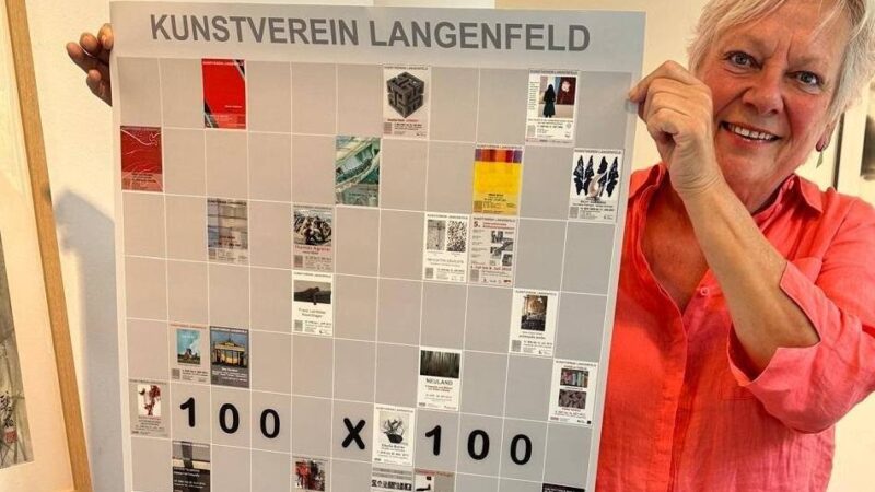 In Langenfeld: Kunstverein wirbt um Sponsoren mit seiner Aktion „100 x 100“