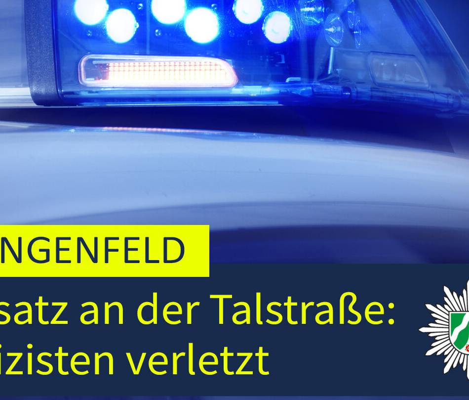 Kriminalität in Langenfeld: Drei Polizisten bei Einsatz verletzt – einer davon schwer