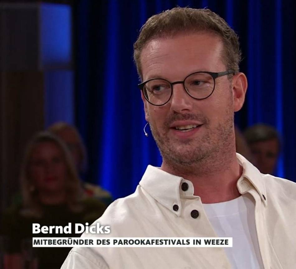 Festivalmacher Bernd Dicks im WDR: „Parookaville ist noch friedlicher als die Dorfkirmes in Kleve“