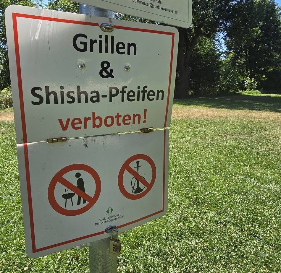 Hitze in Leverkusen: Verbot für Nutzung öffentlicher Grillplätze