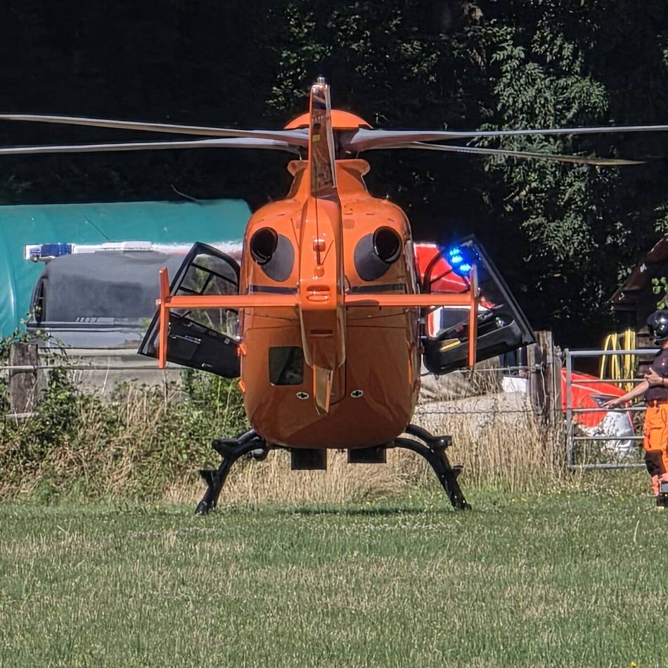Unfall in Straelen: Unglück mit Traktor – Kleinkind in Klinik geflogen