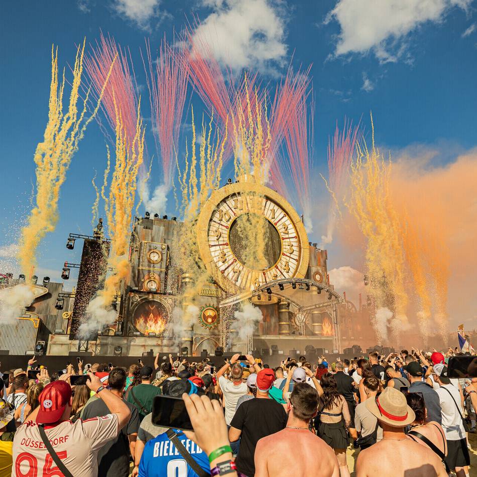 Auf dem Parookaville: Ehemalige Mainstage wurde schon am Donnerstag eröffnet