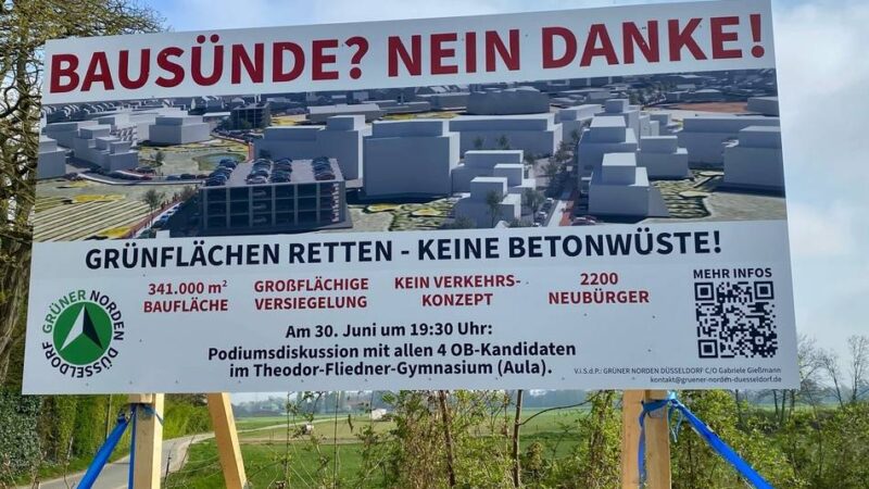 Wohnungsbau in Düsseldorf: Wird das Bauprojekt an der Kalkumer Schloßallee verschoben?