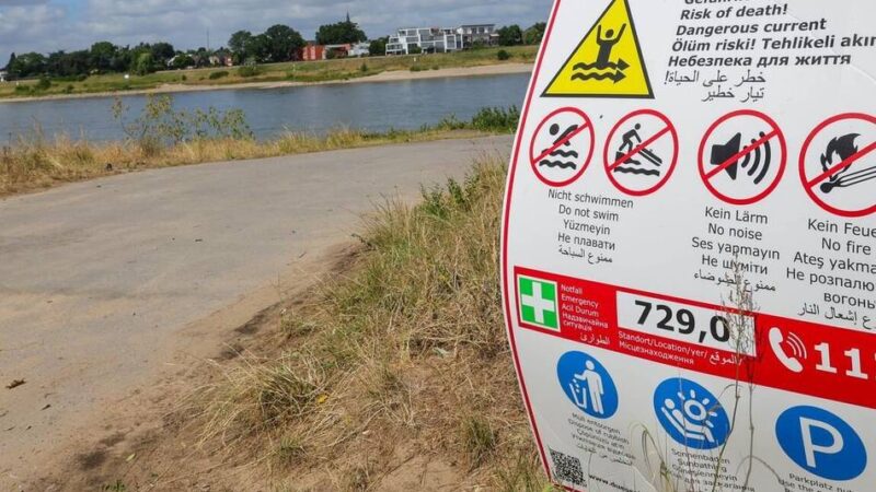 Nach tödlichen Unfällen: Stadt Düsseldorf plädiert für komplettes Badeverbot im Rhein