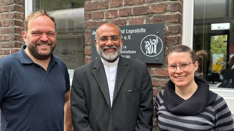 Pater übermittelt Dank nach Schiefbahn: Wie die Leprahilfe mit einem Esel Frauen unterstützt