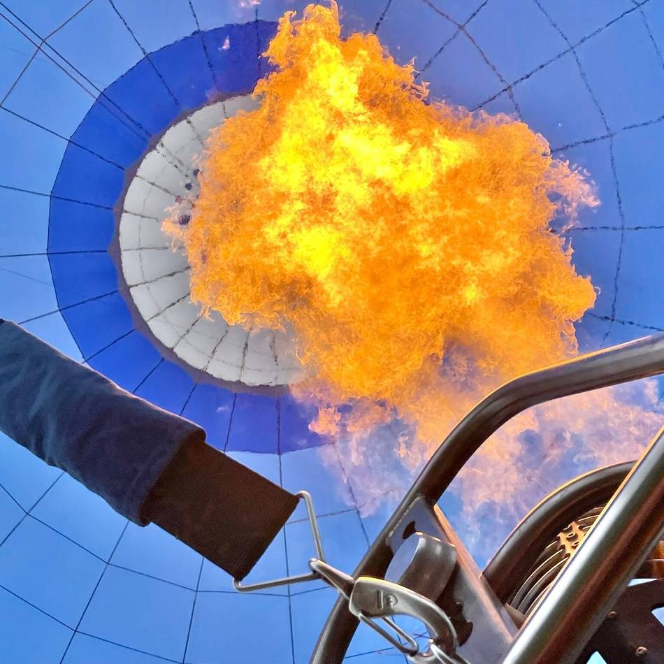 Von Kevelaer aus: Die erste Fahrt im Ballon – im Tiefflug über den Niederrhein