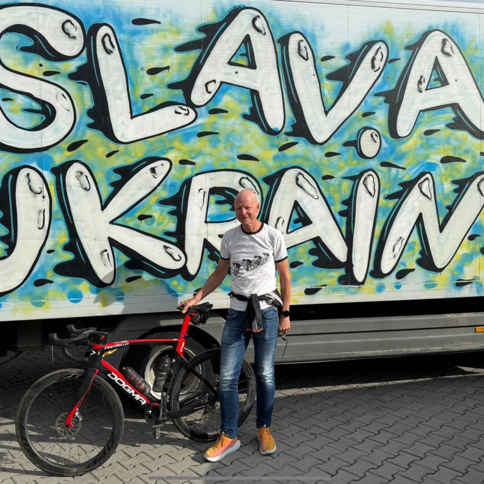 Heiligenhauser auf dem Rad unterwegs: Spendentour in die westliche Ukraine