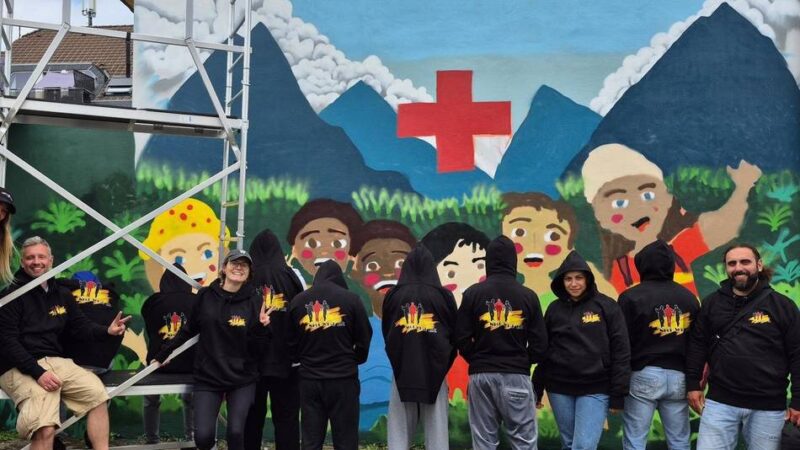 Graffiti-Projekt vom Verein Neue Wege: Mit Farbe gegen erneute Straffälligkeit