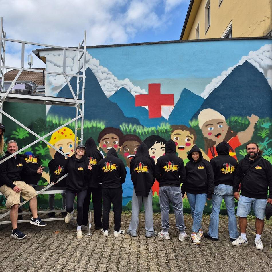 Graffiti-Projekt vom Verein Neue Wege: Mit Farbe gegen erneute Straffälligkeit