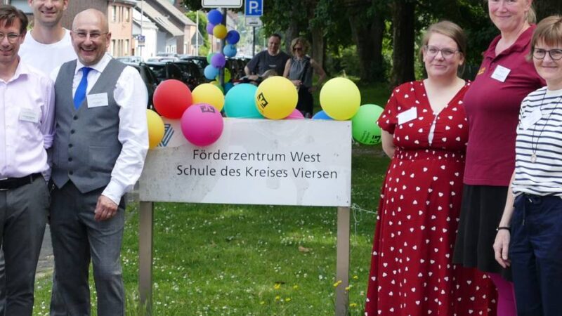 Einrichtung des Kreises Viersen: Förderzentrum West feiert zehnjähriges Bestehen