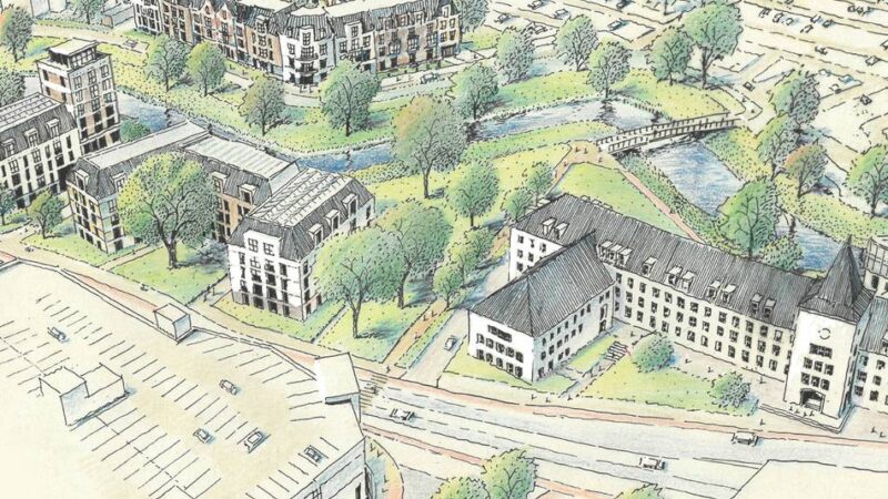 Stadtplanung in Moers: So könnte es aussehen – Stadt präsentiert Skizzen für ehemaliges Finanzamt