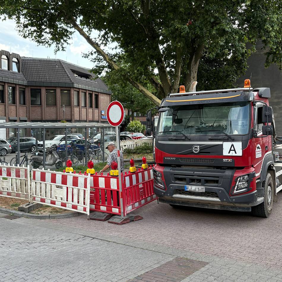 Bauarbeiten in Goch: Radparkplatz am Balfourweg wird errichtet