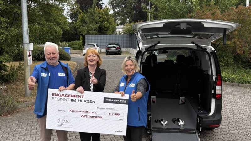 Verein „Kaarster helfen“: Helfende Engel bekommen eigenes Auto