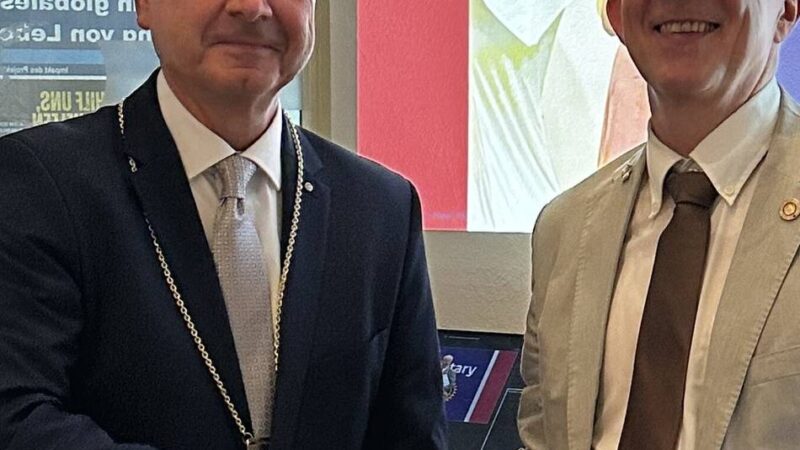 Wechsel an der Spitze: Neuer Chef bei den Rotariern Leverkusen-Opladen