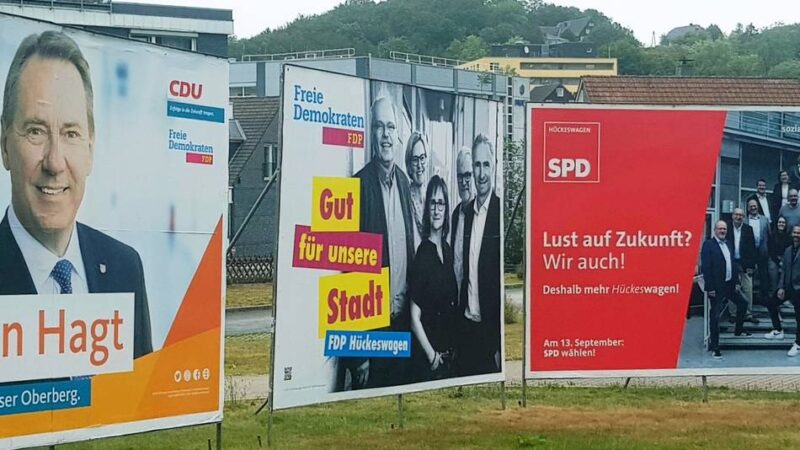 Hückeswagener Plakatierungssatzung: Wann, wo und wie die Parteien zur Kommunalwahl werben dürfen