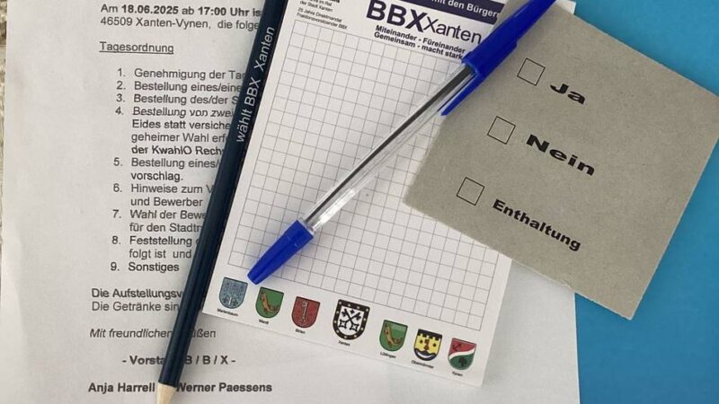 Kommunalwahl in Xanten: BBX will sich für Senkung der Grundsteuer einsetzen