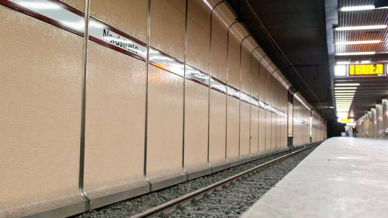Sanierung wegen Asbest-Fund: Wann die U-Bahn-Haltestelle Nordstraße wieder geöffnet werden soll