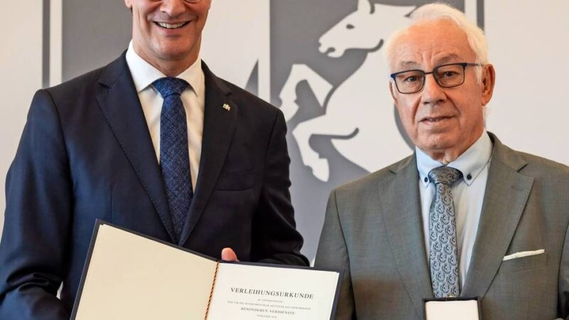 Helmut Joosten aus Rees: Verdienstorden für „Mr. Tischtennis“