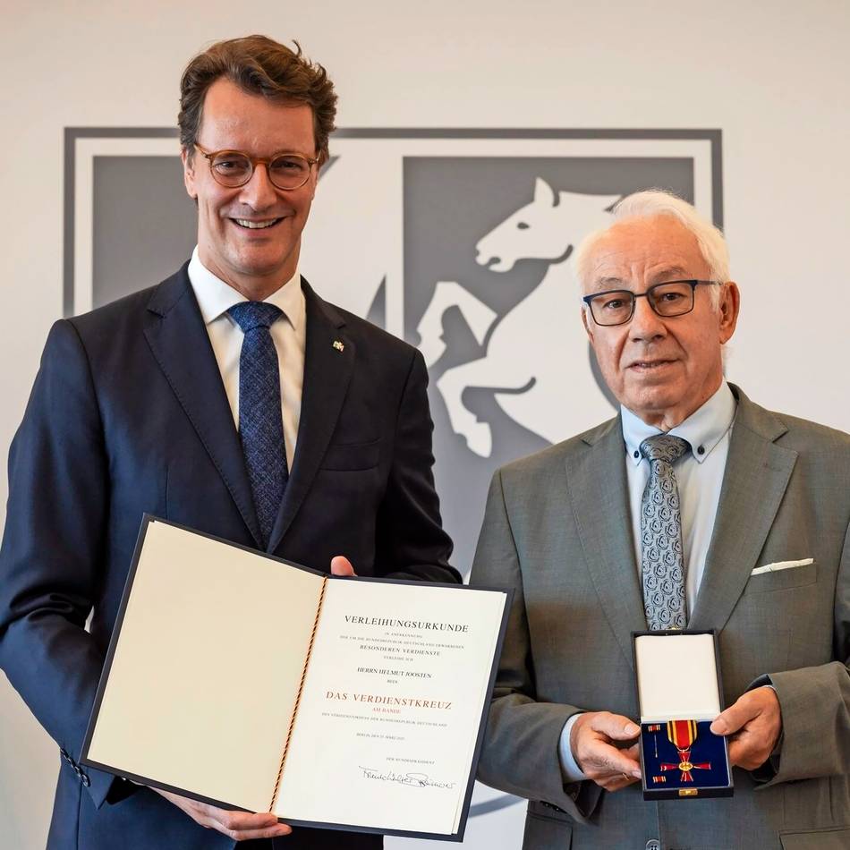 Helmut Joosten aus Rees: Verdienstorden für „Mr. Tischtennis“