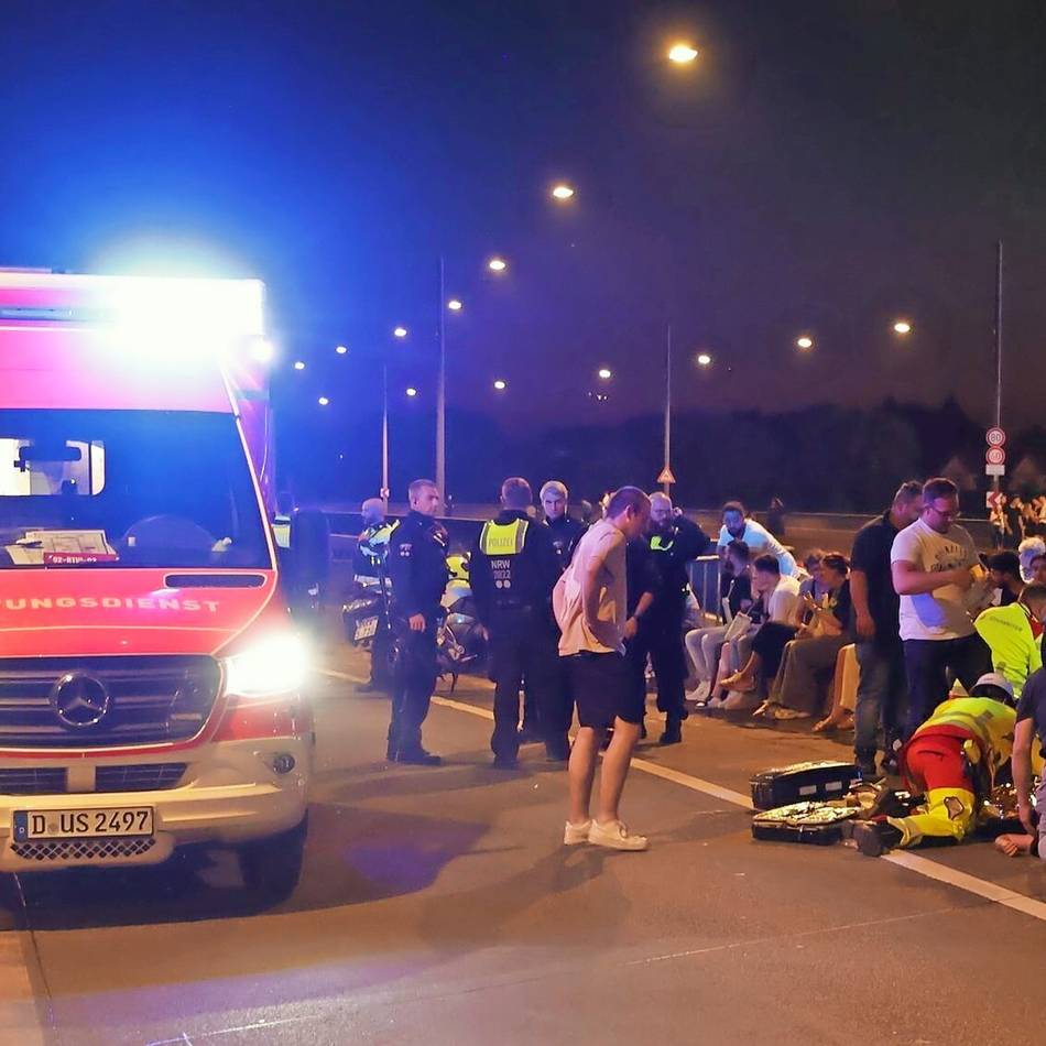 Feuerwerk-Unglück in Düsseldorf: 19 Verletzte waren innerhalb einer Stunde evakuiert
