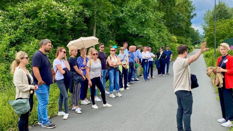 Fachexkursion des Zweckverbands Landfolge Garzweiler: Austausch mit der Buga 2031 in Wuppertal