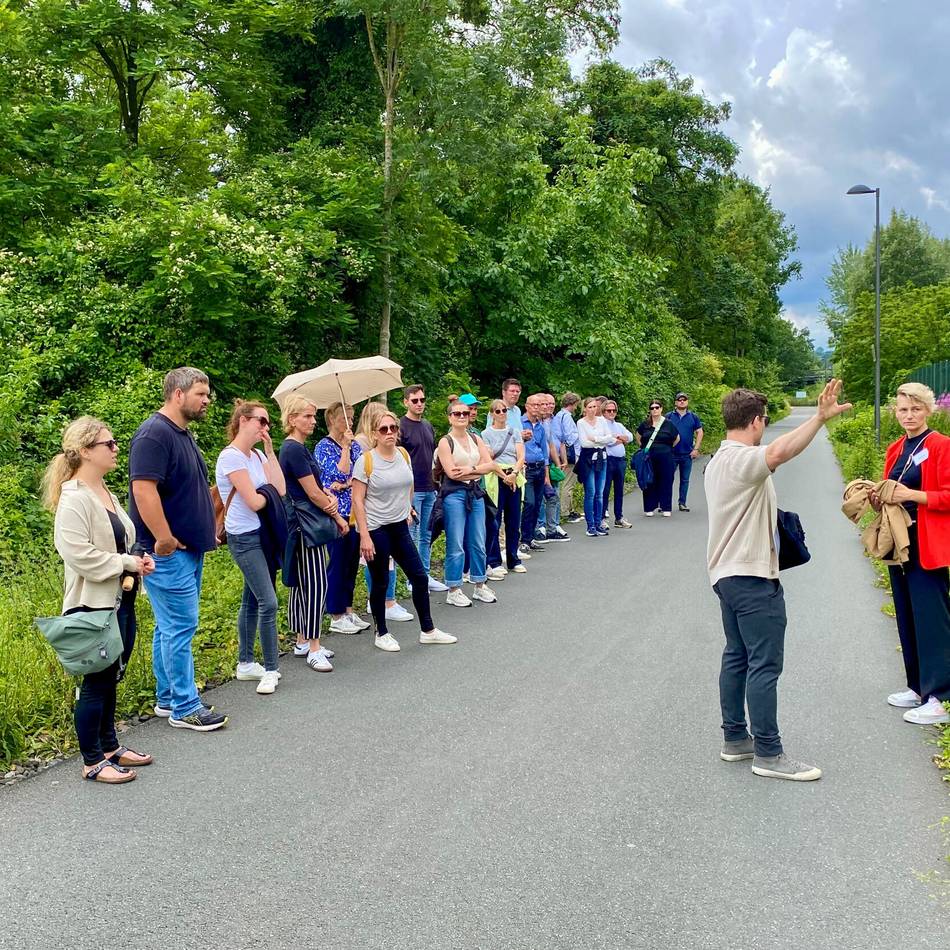 Fachexkursion des Zweckverbands Landfolge Garzweiler: Austausch mit der Buga 2031 in Wuppertal