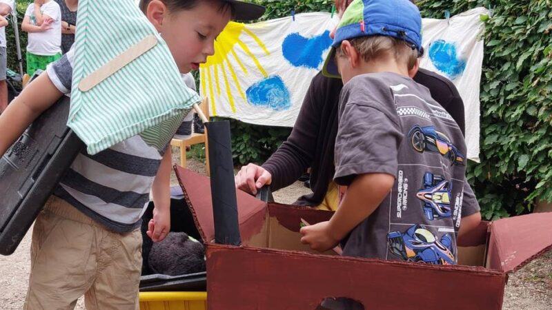 Einrichtung feiert Jubiläum: Kinder der Kita Hoppetosse in Vynen erleben eine „Gefühlsdusche“