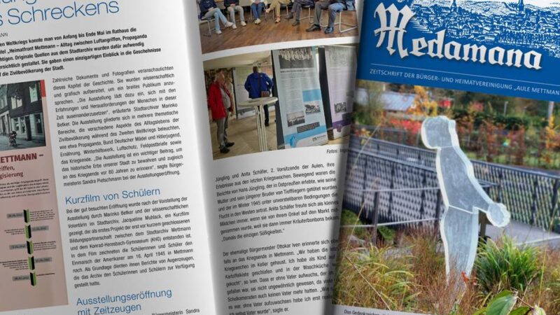 Heimatverein „Aule Mettmanner“: Medamana beschäftigt sich mit Kriegsende