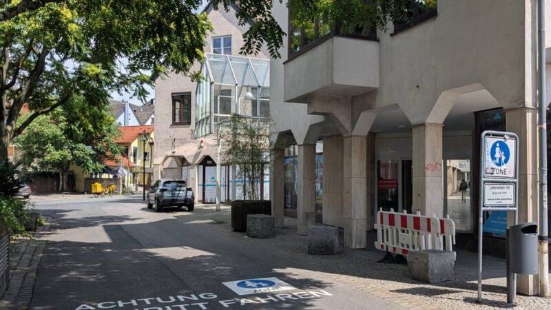 Sackgasse in der Innenstadt: Anwohner sind mit Geduld am Ende