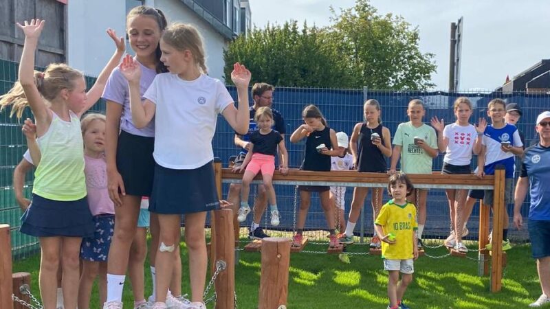 Spielplatz auf der Anlage: Neue Attraktion beim TC Blau-Weiß Erkelenz