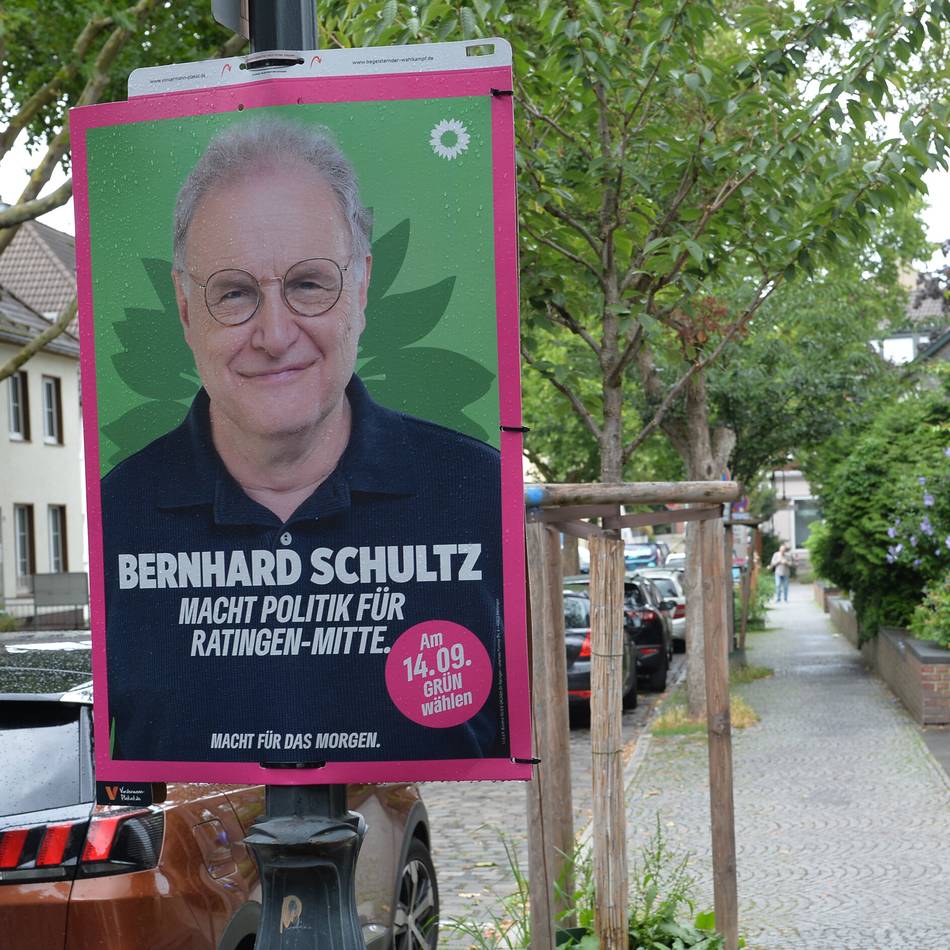 Kommunalwahl Ratingen 2025: Grüne, BU und SPD starten mit Plakatierung