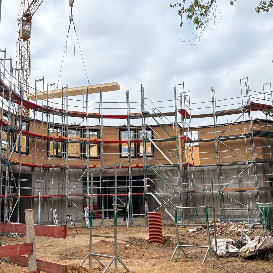 Schulen in Meerbusch: Erweiterungsbau für Fliedner-Schule schreitet voran