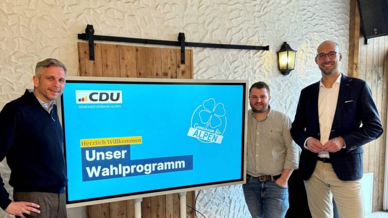Nach Abbau des Jugend-Containers: CDU Alpen strebt „tragfähiges Konzept“ für die Jugendarbeit an