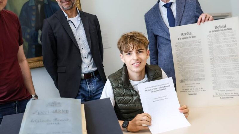 Neusser bei Geschichtswettbewerb ausgezeichnet: „Das hat mich schon teilweise schockiert“
