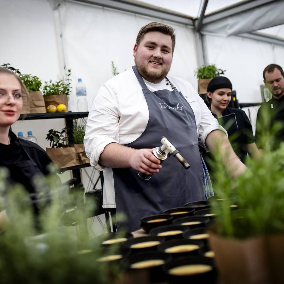 Drei-Gänge-Lunch bei den Fashion Days : Wildlachs und Crème brûlée – Gastro-Talente kochen auf der Kö