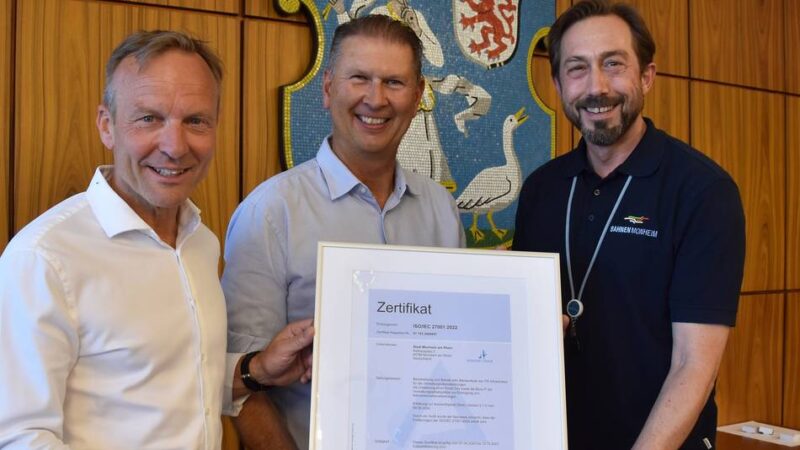 Vom TÜV ausgezeichnet: Informationssicherheit – „Monheim ist ein Vorbild für andere Städte“