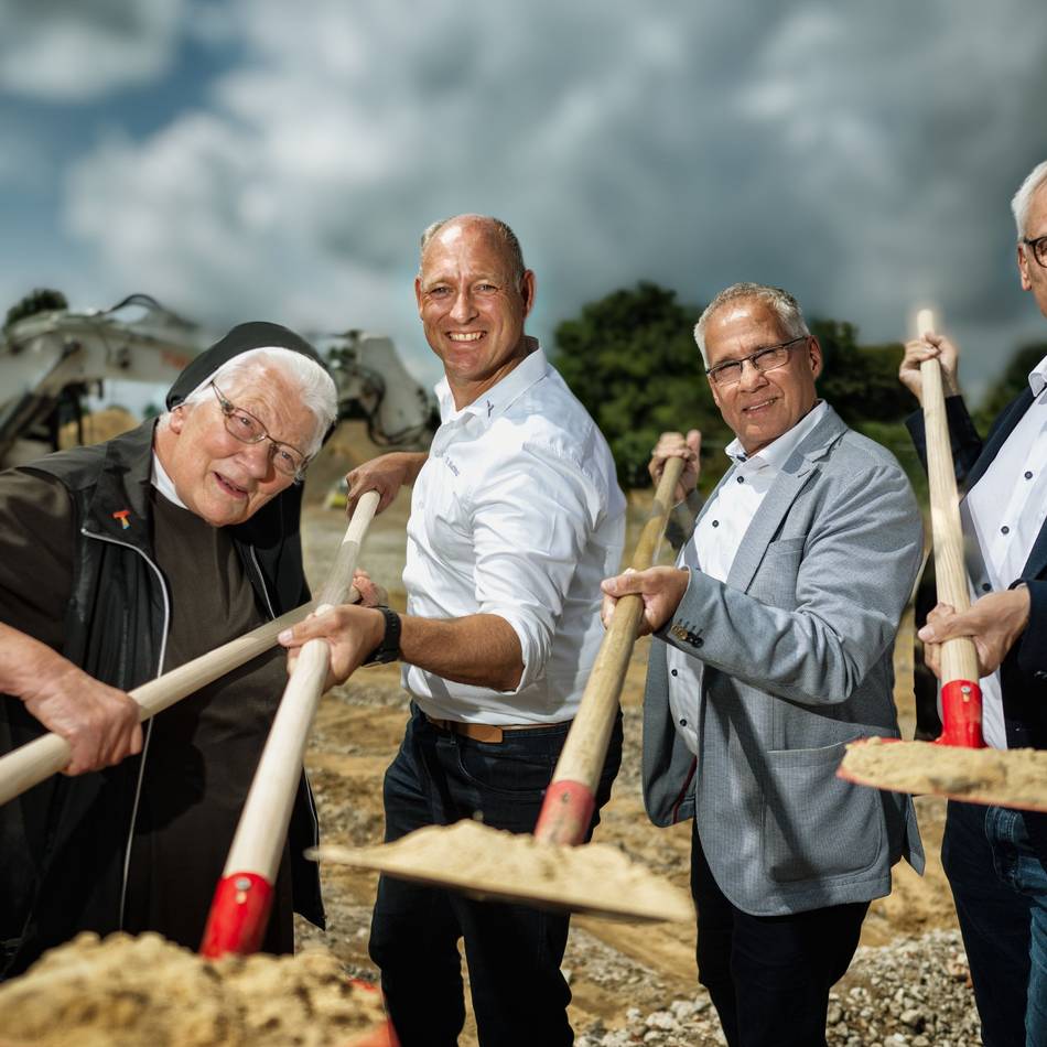 In Langenfeld: Spatenstich für neue Kita St. Raphael in Richrath