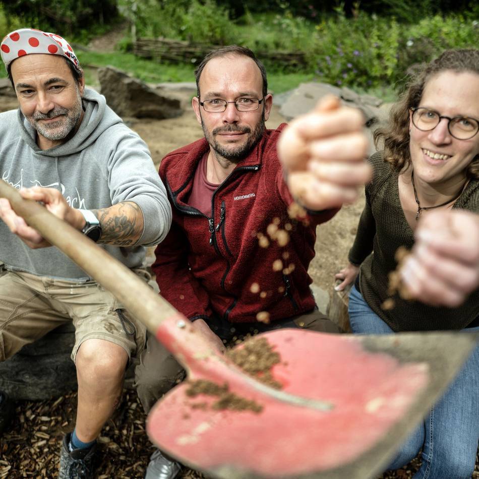 Im Leverkusener Naturgut Ophoven: Sandarium – neuer Nistplatz für Insekten