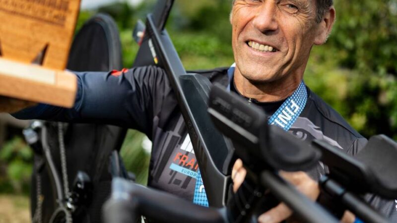 In der Altersklasse U60: Monheimer Peter Lohmann ist Ironman-Europameister