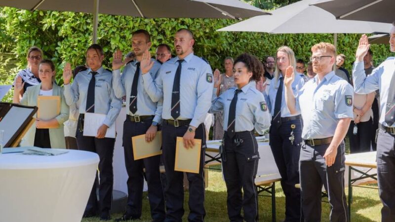 Neueinstellungen und Vereidigungen: Kleves Gefängnis bekommt Verstärkung